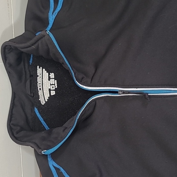 Obermeyer Sweater Men's Large Black 1/2 Zip Lightweight Spring Skiing Sweater - Picture 6 of 9